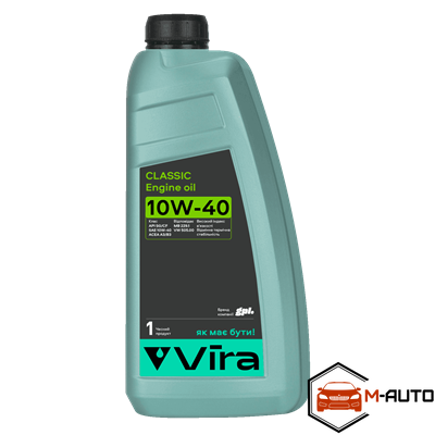 Олива моторна VIRA 10W-40 Classic SG/CF 1л VI0321 фото