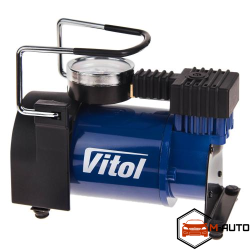 Компресор "ViTOL" K-30 150psi/14Amp/37л/прикурювач K-30 (8) фото