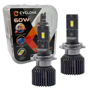 LED H7 H/L type 45 LED 60W, 6000K, 12000Lm, 9-16V Лампа основного світла type 45 H7 фото