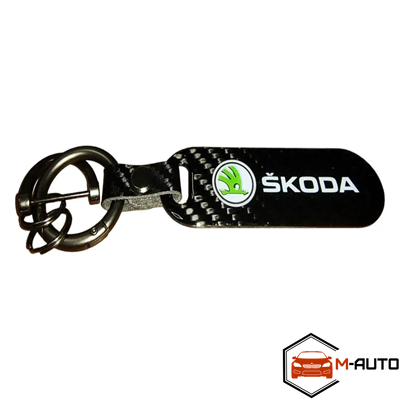 Брелок для ключів CARBON (ORIGINAL) Skoda НФ-00003455 фото