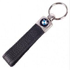 Брелок шкіряний, (шкіра довгий) BMW чорний НФ-00005055 фото