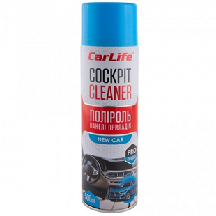 Поліроль панелі приладів CarLife Нова машина. Cockpit Cleaner 500ml (24шт/ящ) CF506 фото