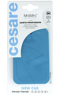 Освіжувач повітря для автомобіля - Mr&Mrs Fragrance Cesare Scented Card New Car НФ-00014129 фото