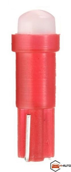 Лампочка діодна T5 12V 1SMD-5050 червона AA303 фото