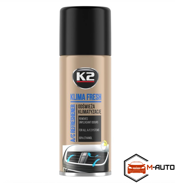 Очищувач системи кондиціонування Klima Fresh "нове авто"/K2 NEW CAR SPRAY 150ML K222NC K20820 фото