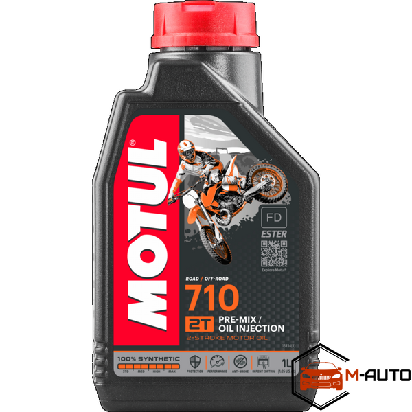 Масло Motul 2T 710 1L (104034-837311) 104034-837311 фото
