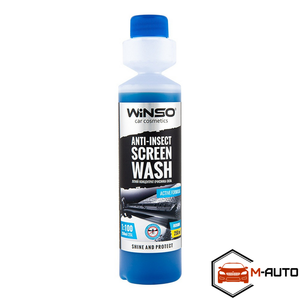 Літній концентрат очисник скла 250ml.ANTI-INSECT SCREEN WASH OCEAN (24шт./ящ.) 825002 фото