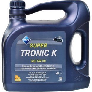 ARAL Super Tronic K Long Life III 5W30 4л НФ-00001577 фото