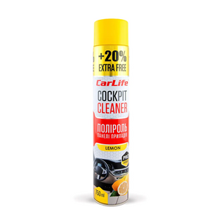 Поліроль панелі приладів CarLife Лимон. Cockpit Cleaner 750ml (24шт/ящ) CF752 фото
