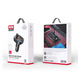 FM-трансмітер модулятор XO BCC11 Smart BT 5V3.1A Ambient light (Чорний) BCC11 фото 1