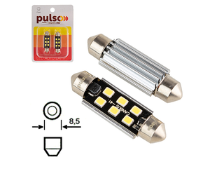 Лампи PULSO/софітні/LED C5W/41мм/CANBUS/9SMD-2835/12v/2,9W/315lm White LP-41C5W (352) фото