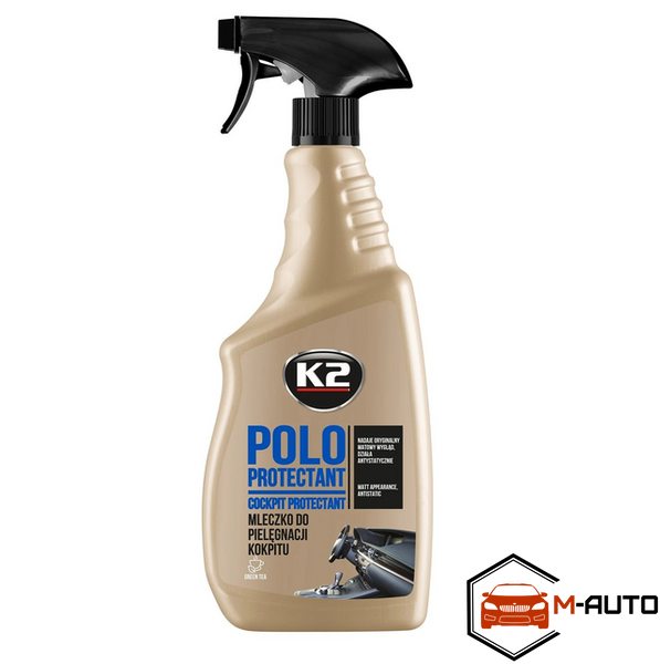 Поліроль для пластику K2 Polo Protectant "Зелений чай" матовий прозорий 750 мл (K417ZH) K20014/K417ZH фото