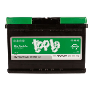 Акумулятор Topla AGM 70 760A R+ НФ-00007186 фото