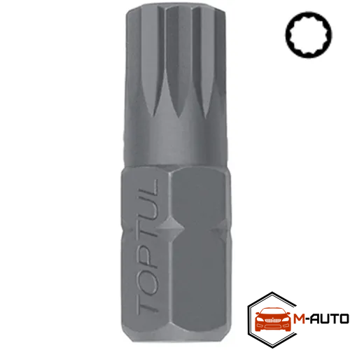 Біта 10мм L-30мм Spline M12 TOPTUL FSFA1212 FSFA1212 фото