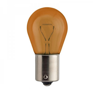 Лампа Philips 12V PY21W 21W BAU15S AMBER, ОРАНЖЕВА 12496 NA (картон) 12496 NA CP фото