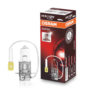 Лампа OSRAM H3 12V 55W PK22S + 30% НФ-00010956 фото