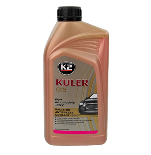 Антифриз K2 (готовий розчин) KULER G13 LONG LIFE -35C 1L PINK (рожевий) T201R фото