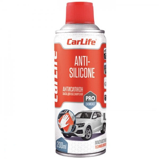 Антисилікон засіб для обезжирення CARLIFE ANTI-SILICONE , 200ml (24шт/уп) CF220 фото