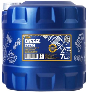 Масло MANNOL Diesel Extra 7L 10W-40 (505.00-502.0) НФ-00009011 фото