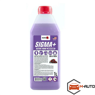 Піна активна суперконцентрат для безконтакт.мийки 1L Nowax Sigma + Active Foam Dosatron, NX01185 фото