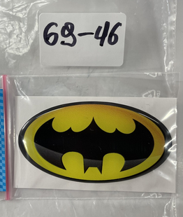 Наклейка силіконова Batman 7,5*4 см 69-46 69-46 фото