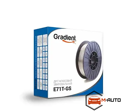 дріт зварювальний флюсовий 0.8мм 1.0 кг "Gradient" (1.1 кг з котушкою) НФ-00008487 фото