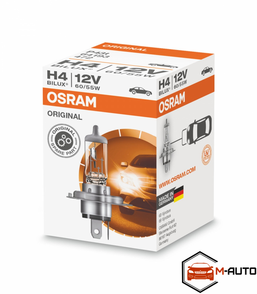Лампа OSRAM H4 24V 75/70W P43t original line НФ-00010959 фото