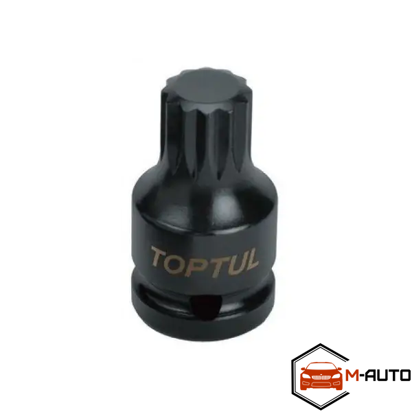 Головка ударна SPLINE М16 L44mm 1/2" TOPTUL KADB1616S KADB1616S фото