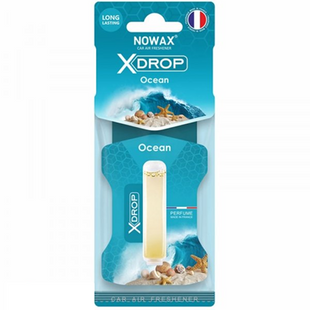 Ароматизатор целюлозний з капсулою Nowax серія X Drop - Ocean (25шт/ящ) NX00057 фото
