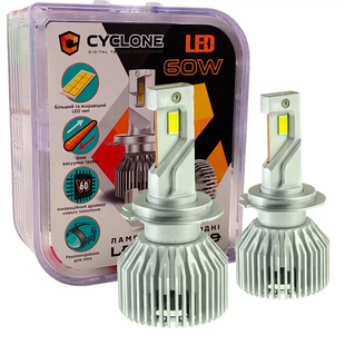LED H7 H/L type 49 LED 60W, 6000K, 17500Lm, 12-16V Лампа основного світла type 49 H7 фото