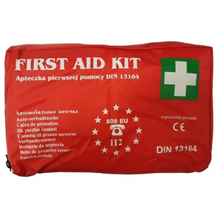 Аптечка автомобільна Godmar DIN 13164 Євростандарт First Aid Kit НФ-00004628 фото