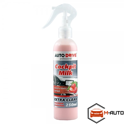 Поліроль-молочко Auto Drive Cockpit Milk Полуниця 250мл AD0021 AD0021 фото