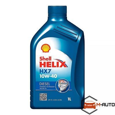 Shell Helix Plus-HX7 diesel 10W40 1л НФ-00001658 фото