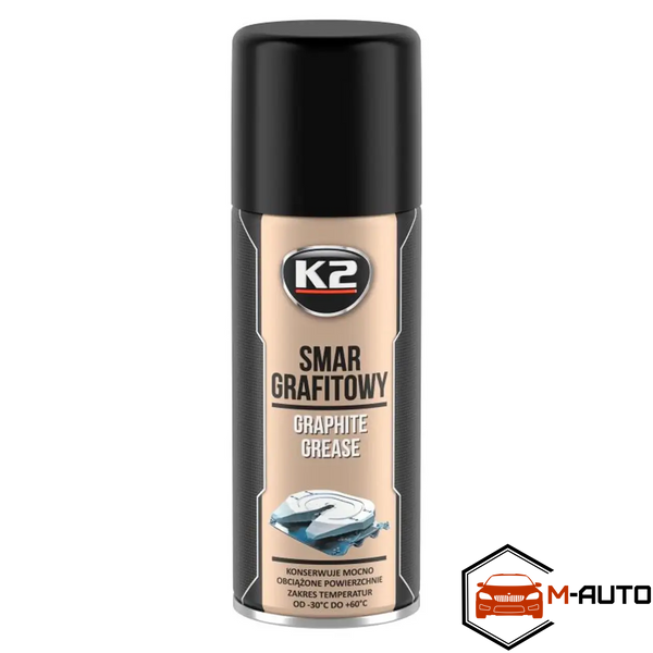 Засіб для змащення (графітна змазка)/K2 GRAPHITE GREASE 400ML K20817/W130 фото