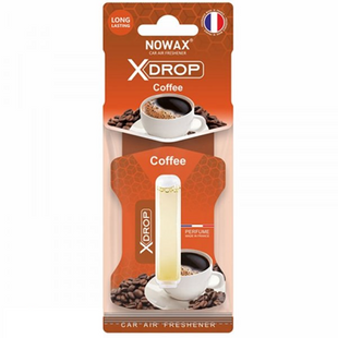 Ароматизатор целюлозний з капсулою Nowax серія X Drop - Coffee (25шт/ящ) NX00054 фото