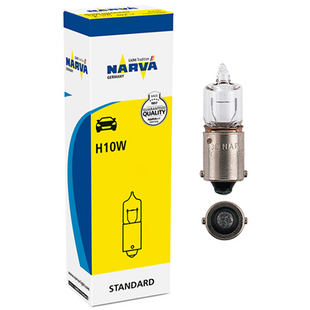 Лампа NARVA 12V H10W 10W BA9S 17833 фото