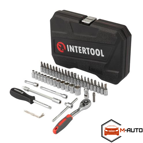 Набір інструментів 1/4" 48од INTERTOOL (ET-6046SP) ET-9048 фото