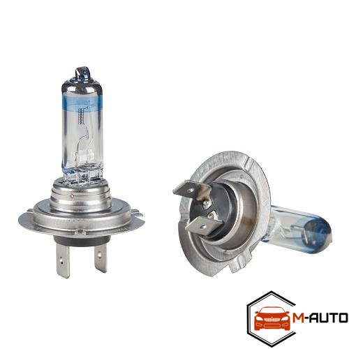 Лампи PULSO/галогенні H7/PX26D 12v55w+50% X-treme Vision/plastic box LP-72553 (5/50) p/b фото