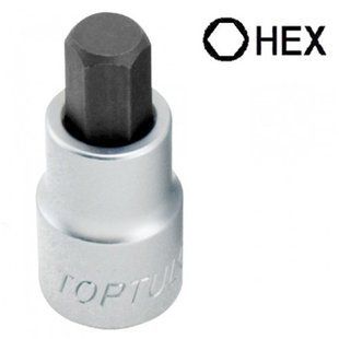 Головка с насадкой HEX 17 mm 55mm 1/2" TOPTUL BCDA1617 BCDA1617 фото