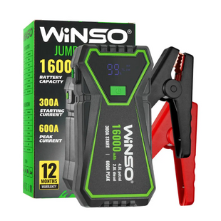 Пусковий пристрій WINSO.Пусковий 300А/піковий 600А.Ємність 16000mAh 140300 фото