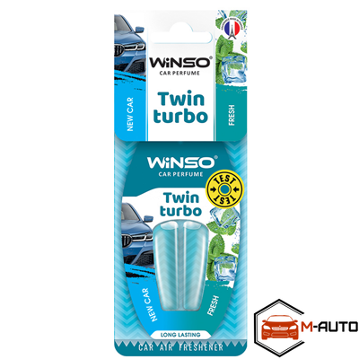Освіжувач повітря з подвійною капсулою Twin Turbo - New Car & Fresh,(30шт,/уп.) 538770 фото