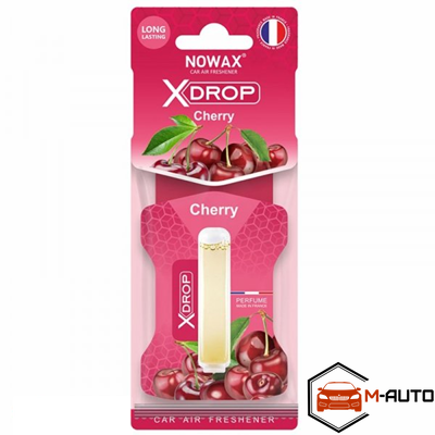 Ароматизатор целюлозний з капсулою Nowax серія X Drop - Cherry (25шт/ящ) NX00053 фото