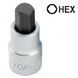 Головка с насадкой HEX 17 mm 55mm 1/2" TOPTUL BCDA1617 BCDA1617 фото 2