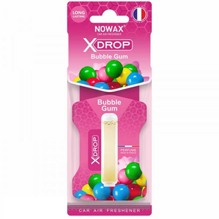 Ароматизатор целюлозний з капсулою Nowax серія X Drop - Bubble Gum (25шт/ящ) NX00052 фото
