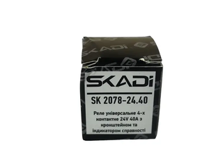 реле стартера 24В 4-конт. 40А з індикатором (SKADI) SK 2078-24.40 фото