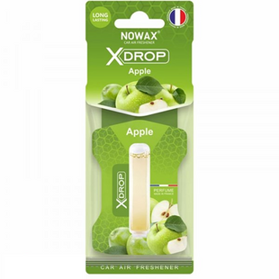 Ароматизатор целюлозний з капсулою Nowax серія X Drop - Apple (25шт/ящ) NX00051 фото