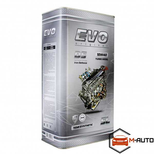 Олива моторна EVO D5 10W-40 TURBO DIESEL 5L D5 10W-40 TURBO DIESEL 5L фото