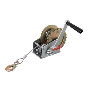 Лебідка важільна барабанна сталевий трос 450 кг/10 м. INTERTOOL GT1454 GT1454 фото