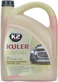 Антифриз K2 (готовий розчин) KULER -35 G12/G12+ LONG LIFE -35C 5L RED (червоний) T205C фото