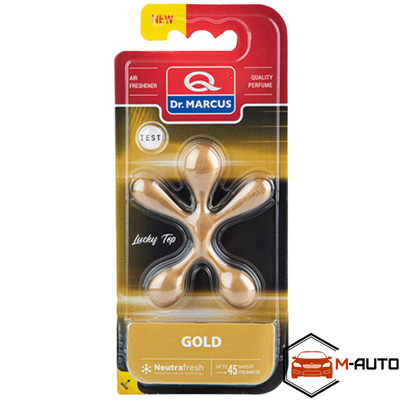 Ароматизатор Dr. Marcus Lucky Top GOLD (підвісний,на дефлектор) 663 фото